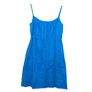Theory Blue Spaghetti Strap Dress